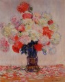 Jarrón de Peonías Claude Monet Impresionismo Flores
